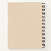 Golden Retriever met Rozen Notitieboek (Achterkant)