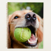 Golden Retriever met Tennis Ball Planner (Voorkant)