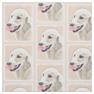 Golden Retriever met Tennis Ball-schilderkunst Stof