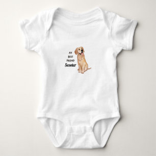 Golden Retriever Mijn beste vriend - aangepaste na Romper