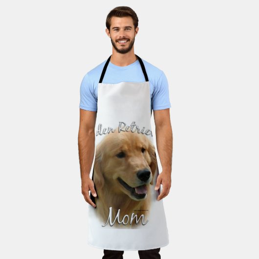 Golden Retriever Mom All-Over Imprimer Tablier (Porté)