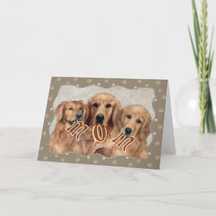 Golden Retriever MOM Cadeaus Kaart