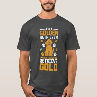 Golden Retriever Mom Hond Puppie Hond Sitter jonge T-shirt
