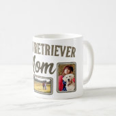 Golden Retriever Mom Personalized Mug - Custom (Devant droit)