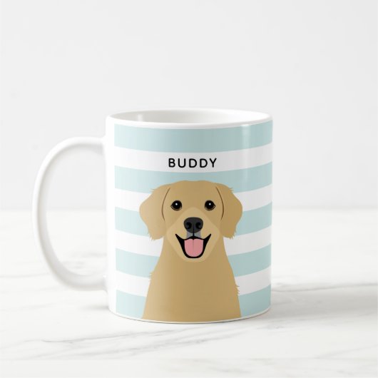 Golden Retriever Mugs (Gauche)