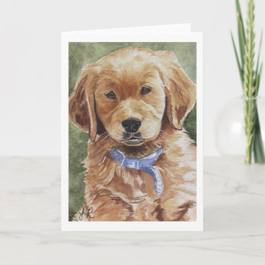 Golden retriever Notecards Kaart (Voorkant)