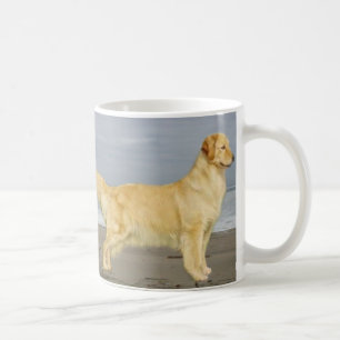 Golden Retriever op de strand Mok