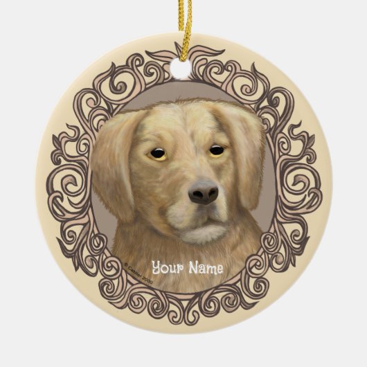 Golden Retriever ornament (Voorkant)
