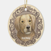 Golden Retriever ornament (Links)