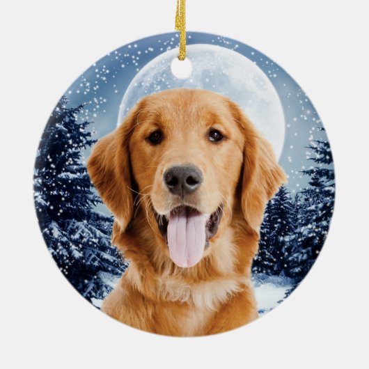 Golden Retriever Ornament (Achterkant)