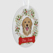 Golden Retriever  Ornament (voorkant)