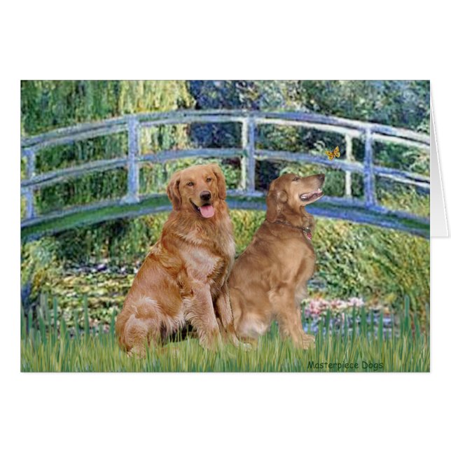 Golden Retriever Pair 1 - Lily Bridge (Voorkant Horizontaal)