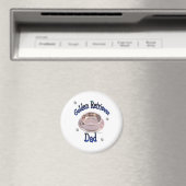Golden Retriever Papa - Magnet (In Situ (Lave-vaisselle))