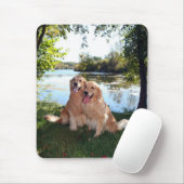 Golden Retriever Park en de Mousepad Muismat (Met muis)