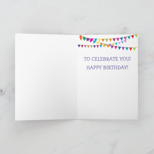 Golden Retriever Party Puppy Birthday Kaart (Binnen)