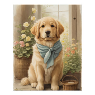 Golden Retriever Perfect Poster
