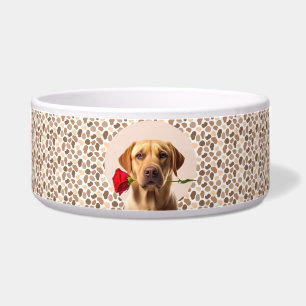 Golden Retriever personaliseer foto's en naamhonde Voerbakje