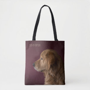 Golden Retriever Persoonlijke naam   Hond Draagtas