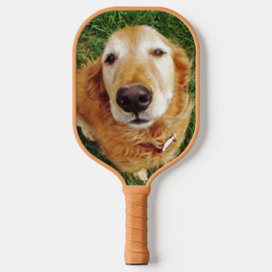 Golden Retriever Pickleball Paddle (Voorkant)