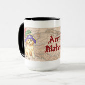 Golden Retriever Pirate Mok (Voorkant links)