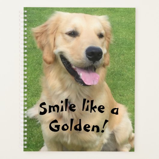Golden Retriever Planner (Voorkant)