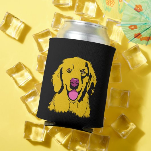 Golden Retriever Pop Art Koelbox Blikjeskoeler (Insitu Zomer)
