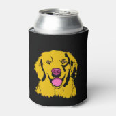 Golden Retriever Pop Art Koelbox Blikjeskoeler (Blikje Voorkant)