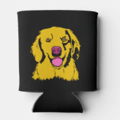 Golden Retriever Pop Art Koelbox Blikjeskoeler (Achterkant)
