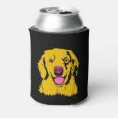 Golden Retriever Pop Art Koelbox Blikjeskoeler (Blikje Achterkant)
