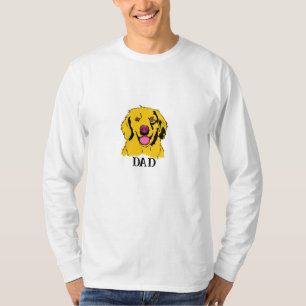 Golden Retriever Pop Art T-shirt