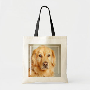 Golden Retriever Portret Tote Bag