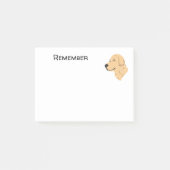 Golden Retriever Post-it® Notes (Voorkant)