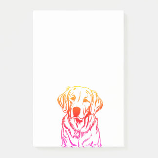Golden Retriever Post-IT Notities Post-it® Notes