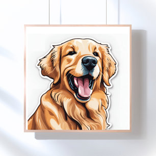 Golden Retriever Poster