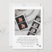 Golden Retriever Pregnancy Announcement Aankondiging (Achterkant)