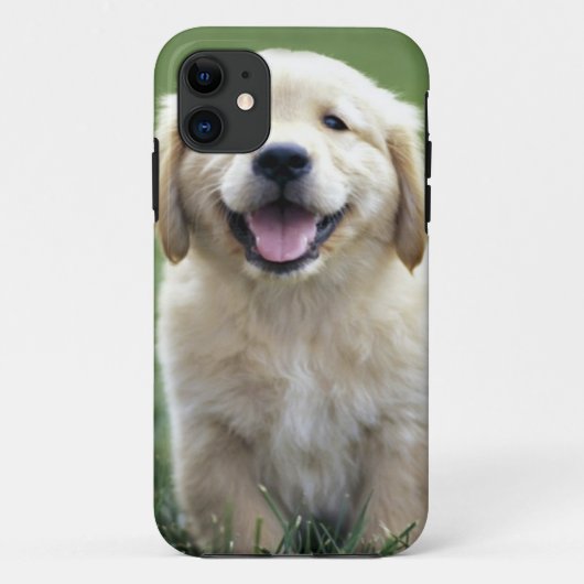 Golden Retriever Pup iPhone Case (Achterkant)