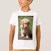 Golden Retriever pup T-shirt (Voorkant)