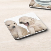 Golden Retriever puppies (4 weken oud) Drankjes Onderzetter (Linkerzijde)