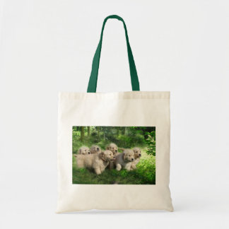 Golden Retriever Puppies Canvas tas