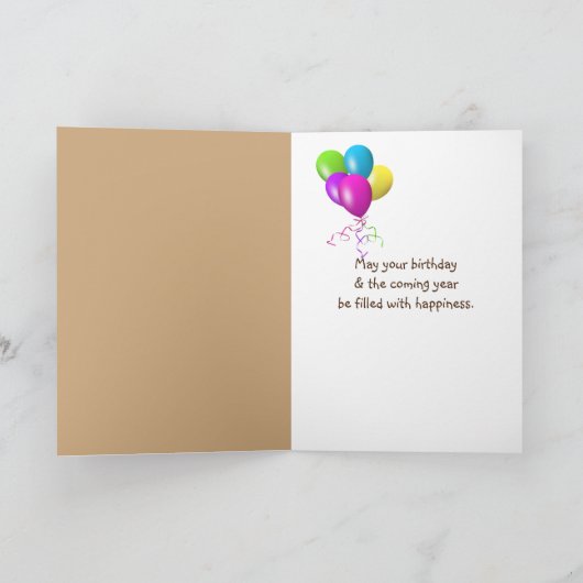 Golden Retriever Puppy 106e carte d'anniversaire (Intérieur)