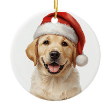 Golden Retriever Puppy Christmas Tree Ornament