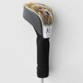 Golden Retriever Puppy Golfheadcover (Schuin)