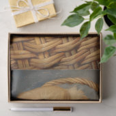 Golden Retriever Puppy in een mand Decoupage Tissuepapier (Geschenk)