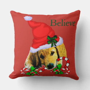 Golden Retriever Puppy Kerstmis Kussen