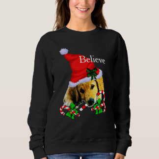 Golden Retriever Puppy Kerstmis Trui