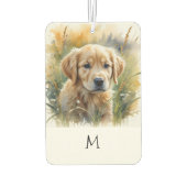 Golden Retriever Puppy Luchtverfrisser (Achterkant)