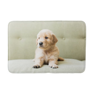 Golden Retriever Puppy op Couch Badmat