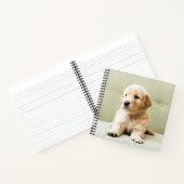 Golden Retriever Puppy op Couch Notitieboek (Binnen)