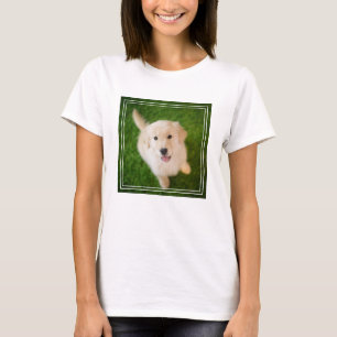 Golden Retriever Puppy op Grass T-shirt