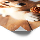 Golden Retriever puppy Poster (Hoek)